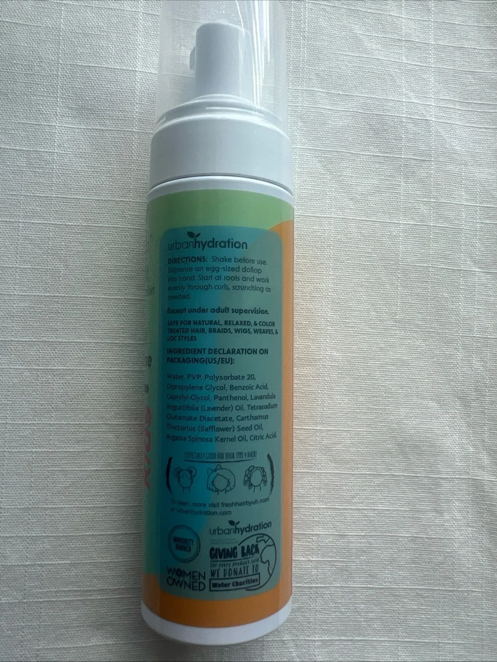 No Frizz Curl Control Style Mousse - Green